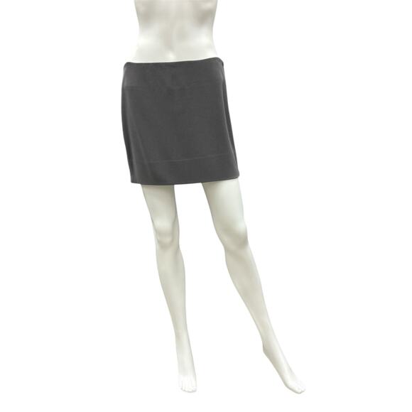 NWT Diane Von Furstenberg Skirt Women’s Size 4 ‘Martini Mini’ Side Zippers Gray - Picture 1 of 4